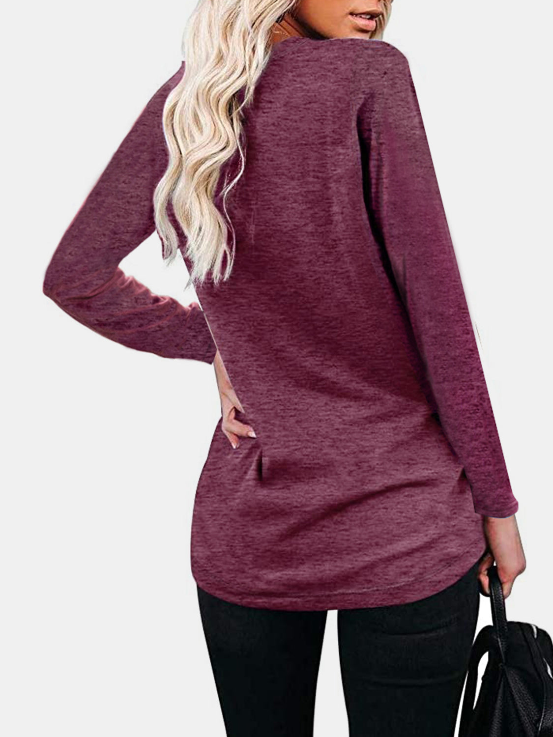 Round Neck Long Sleeve T-Shirt