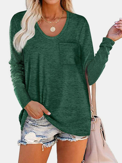 Round Neck Long Sleeve T-Shirt