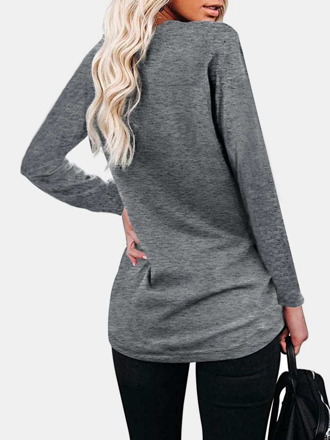 Round Neck Long Sleeve T-Shirt